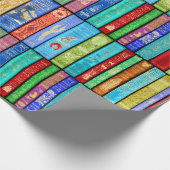 Sofortiges Bibliothek ~ Geschichten-Zeit ~Light Geschenkpapier (Ecke)