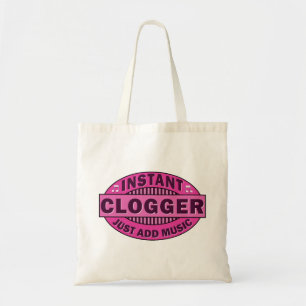 Sofortiges Clogger addieren gerade Musik-Rosa Tragetasche