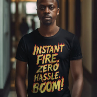 Sofortiges Feuer: Zero Hassle Boom T-Shirt