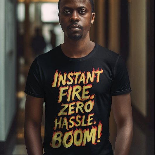 Sofortiges Feuer: Zero Hassle Boom T-Shirt
