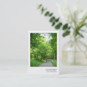 Sofortiges Foto 021 - Zyklus-Weise Visitenkarte (Stehend Vorderseite)