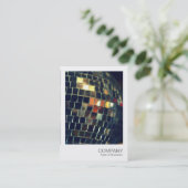 Sofortiges Foto 051 - Spiegel-Ball Visitenkarte (Stehend Vorderseite)