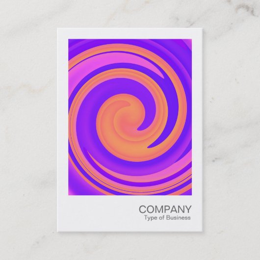 Sofortiges Foto - Abstrakter Swirl 250816 - 01c Visitenkarte (Vorderseite)