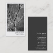 Sofortiges Foto - Baum in der Sonne Visitenkarte (Vorne/Hinten)