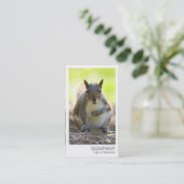 Sofortiges Foto - Eichhörnchen Visitenkarte (Stehend Vorderseite)