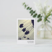 Sofortiges Foto - Fairground Ride Visitenkarte (Stehend Vorderseite)