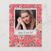 Sofortiges Foto - Fotoframe mit Muster Postkarte (Vorderseite)