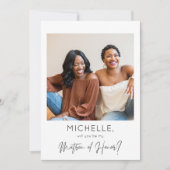 Sofortiges Foto ist mein Ehrentext Einladung (Vorderseite)