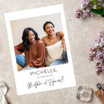 Sofortiges Foto ist mein Ehrentext Einladung<br><div class="desc">Viel Spaß beim frag eines Freundes/Familienmitglieds,  mit Ihrer individuellen Instant Foto Be My Matron of Honor Vorschlag Card Ihrer Hochzeitsfeier beizutreten.</div>