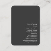 Sofortiges Foto - Kalanchoe-Blume und -Buds Visitenkarte (Rückseite)