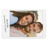 Sofortiges Foto mit handgeschriebenen Notizen Save Magnet (Horizontal)