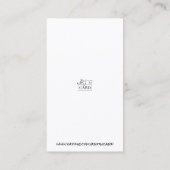 Sofortiges Foto mit handgeschriebenen Notizen Save Visitenkarte (Rückseite)