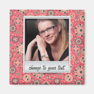 Sofortiges Foto - photoframe mit Muster Magnet