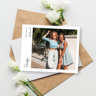 Sofortiges Foto sein mein Vorschlag V4 Handwriting Einladung