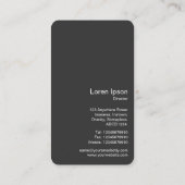 Sofortiges Foto - Sonnenaufgang/Sonnenuntergang Visitenkarte (Rückseite)