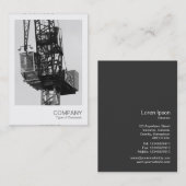 Sofortiges Foto - Turmkran 02 Visitenkarte (Vorne/Hinten)