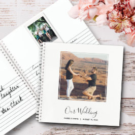 Sofortiges Foto und Hochzeitsbuch Notizblock