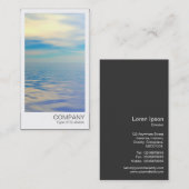 Sofortiges Foto - Wasser und Himmel Visitenkarte (Vorne/Hinten)