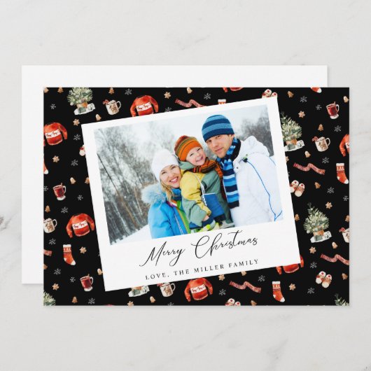 Sofortiges Foto Weihnachten (Vorne/Hinten)