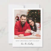 Sofortiges Foto zu Weihnachten oder Feiertagen - K (Vorderseite)