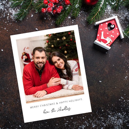 Sofortiges Foto zu Weihnachten oder Feiertagen - K