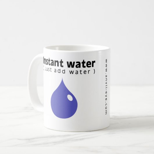 Sofortiges Wasser Kaffeetasse (Vorderseite Links)