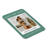 Sofortkamera Save the Date Eukalyptus Green Magnet (Rechte Seite)