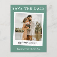Sofortkamera Save the Date Eukalyptus Green
