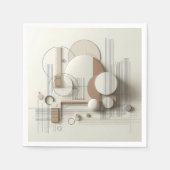 Soft 3D Linework  Serviette (Vorderseite)
