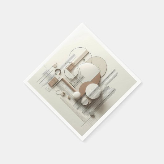 Soft 3D Linework  Serviette (Ecke)
