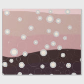 Soft Abstract Waves & Bubbles – Modern Minimalist Geschenkpapier (Flach)