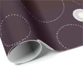 Soft Abstract Waves & Bubbles – Modern Minimalist Geschenkpapier (Rolleneckpunkt)