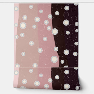 Soft Abstract Waves & Bubbles – Modern Minimalist Tapete