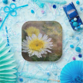 Soft and Dreamy Daisy Birthday Pappteller (Party)