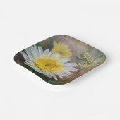 Soft and Dreamy Daisy Birthday Pappteller (Gewinkelt)