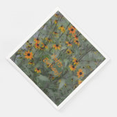 Soft and Dreamy Happy Birthday Floral Serviette (Ecke)