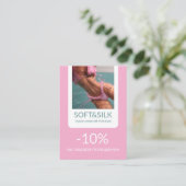 Soft and stylish discount card rabattkarte (Stehend Vorderseite)