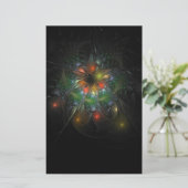 Soft and tenderderness Fraktal Fantasy Blume Briefpapier (Stehend Vorderseite)