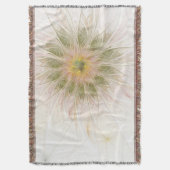 Soft and tenderderness Fraktal Fantasy Blume Decke (Vorderseite Vertikal)