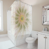 Soft and tenderderness Fraktal Fantasy Blume Duschvorhang (Beispiel)