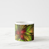 Soft and tenderderness Fraktal Fantasy Blume Espressotasse (Vorderseite)