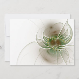 Soft and tenderderness Fraktal Fantasy Blume Feiertagskarte