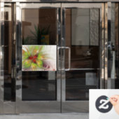 Soft and tenderderness Fraktal Fantasy Blume Fensteraufkleber (Büro Tür)