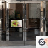 Soft and tenderderness Fraktal Fantasy Blume Fensteraufkleber (Büro Tür)