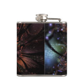 Soft and tenderderness Fraktal Fantasy Blume Flachmann (Rückseite)