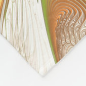Soft and tenderderness Fraktal Fantasy Blume Fleecedecke (Ecke)