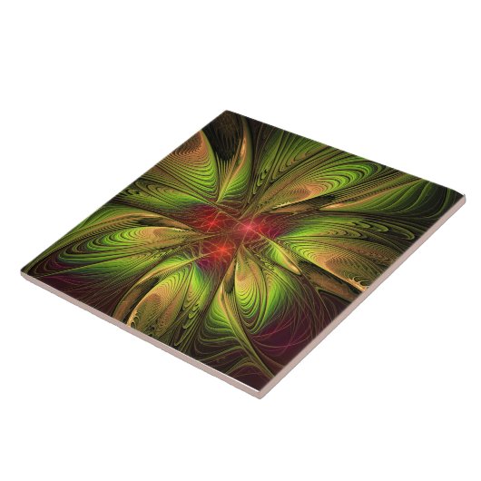 Soft and tenderderness Fraktal Fantasy Blume Fliese (Seite)