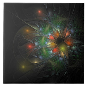 Soft and tenderderness Fraktal Fantasy Blume Fliese