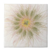 Soft and tenderderness Fraktal Fantasy Blume Fliese (Vorderseite)
