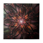 Soft and tenderderness Fraktal Fantasy Blume Fliese (Vorderseite)